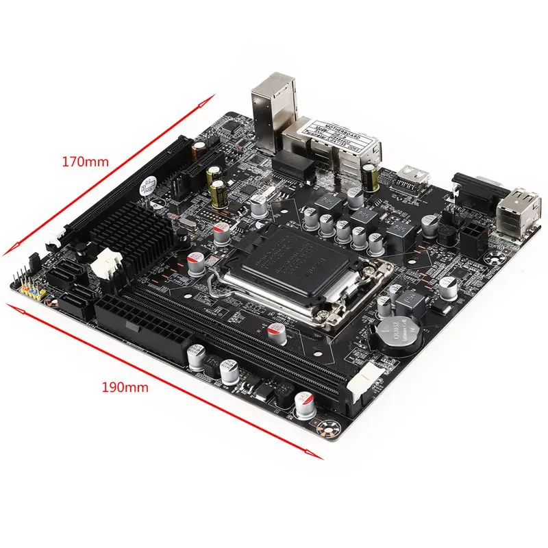 Jia Huayu Профессиональный H61 настольный компьютер Материнская плата LGA 1155 Pin cpu