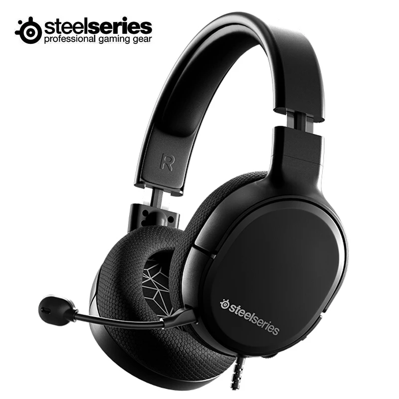 

SteelSeries ARCTIS 1 All-Platform Wired Gaming Headset with ClearCast Noise Canceling for PC Moblie Mac PlayStation Xbox Switch
