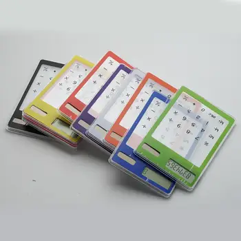 

Ultra Thin Transparent Solar Calculator Centechia Useful Office LCD Clear Calculator Screen Scientific Stationery Digital T U9Q3