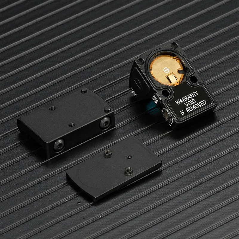 Коллиматор с красной точкой Mini RMR прицел для вибрострельбы подходит Вивера 20 мм