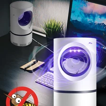 IngHoo-Lámpara USB antimosquitos, luz UV silenciosa sin radiación, adecuada para oficina, dormitorio, sala de estar y hotel