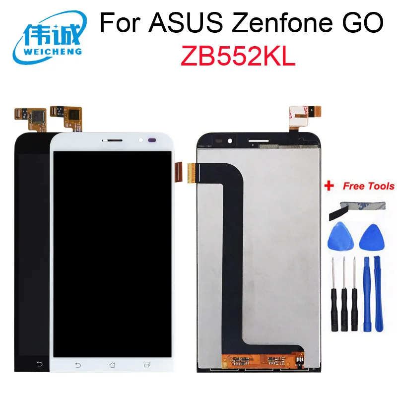 Сенсорный ЖК-экран 5 дюйма для Asus Zenfone GO ZB552KL X007D ЖК-дисплей в сборе с рамкой |