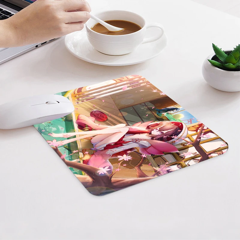 

MRGLZY Sexy Girl Mouse Small Waterproof Laptop Gaming Table Mat Office Mouse Can Be Customized Anime Mouse Pad Mouse Pad