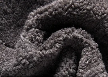 

Real Sheepskin Coat Winter Genuine Leather Jacket Men Fox Fur Collar Hooded Warm Vintage Leather Jackets 2020 5218