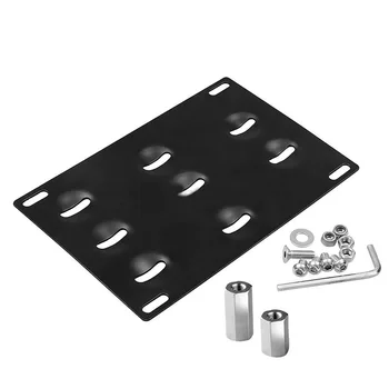 

Front Bumper Tow Hook License Plate Mounting Bracket Holder