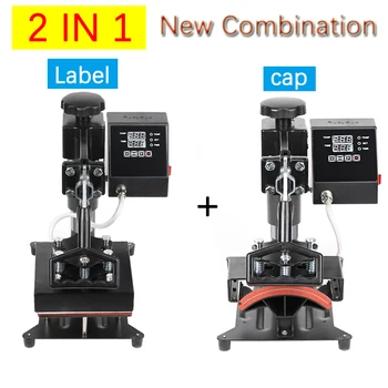 

15x15CM Double Display Label Heat Press Machine Sublimation Swing Heat Transfer Machine Label Printer