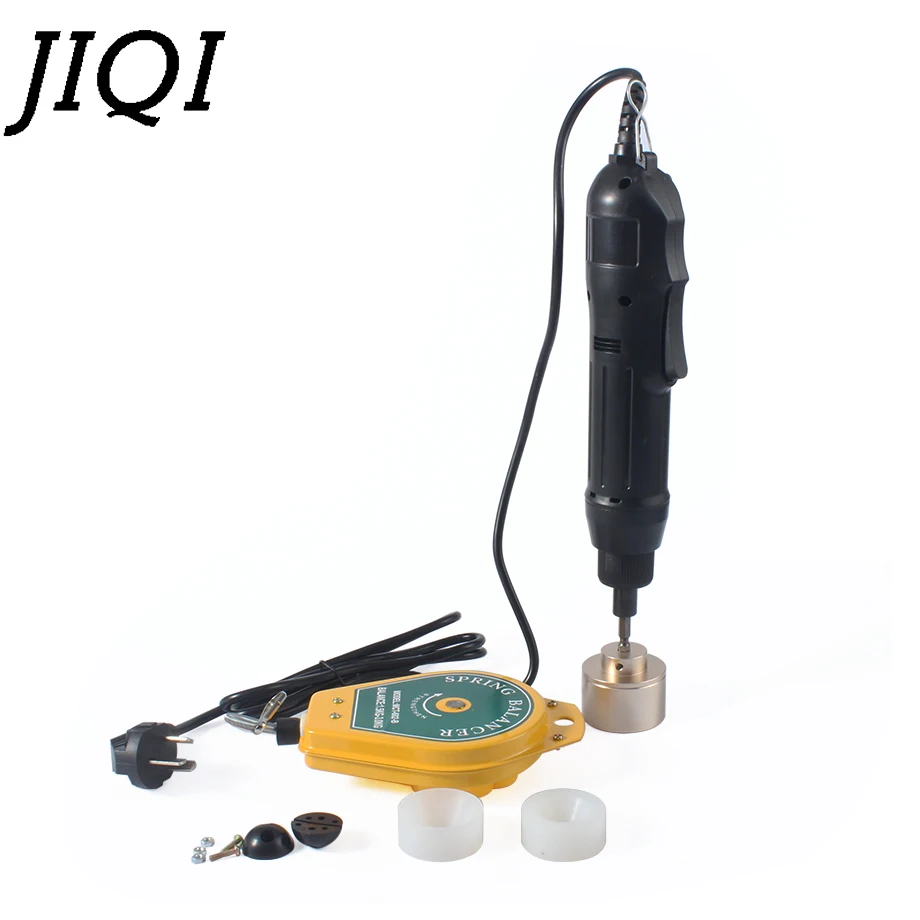 JIQI 110 В/220 В электрическая машина для укупорки бутылок ручной автоматический
