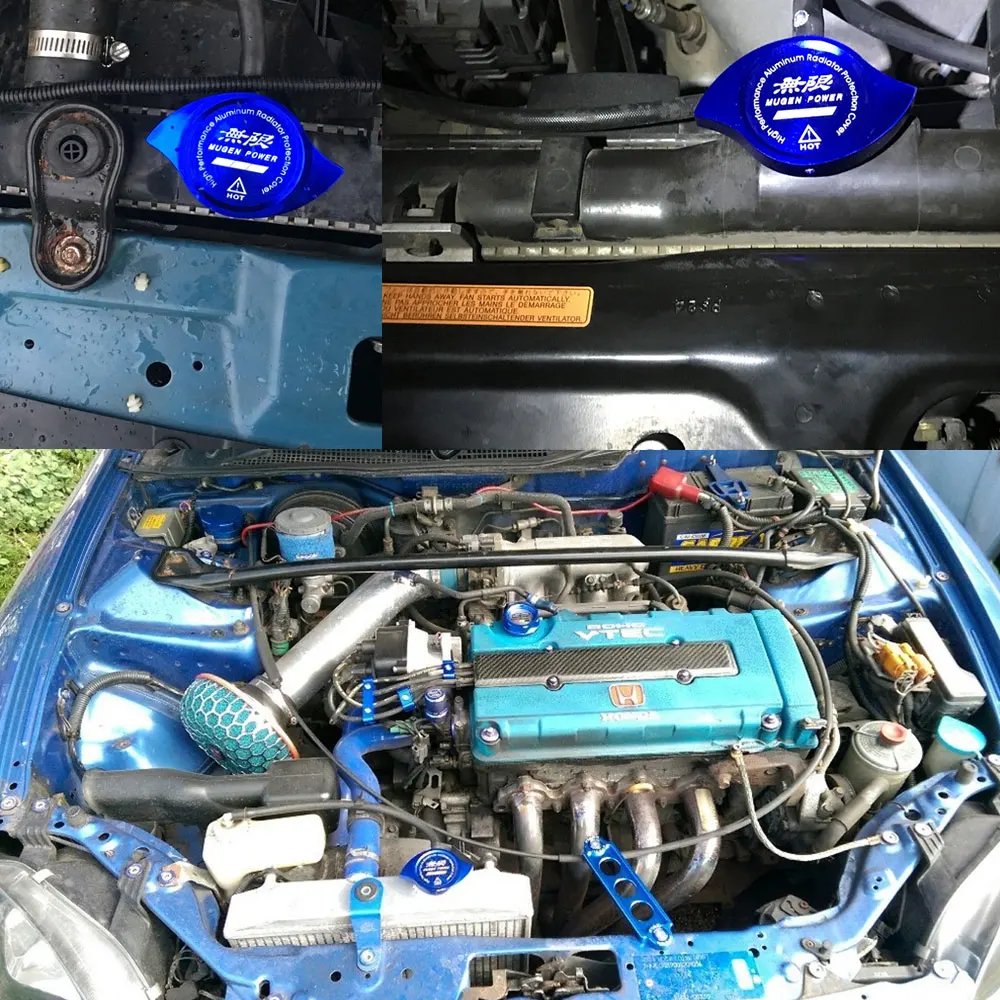Крышка радиатора MUGEN для HONDA ACURA CL CSX ILX MDX NSX RDX RL RLX RSX SLX TL TSX ZDX Vigor RS Cap 007|Крышки бака| |