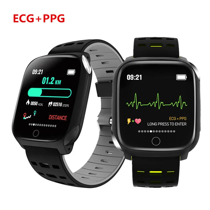 

Watches F16 smart watch ECG PPG heart rate monitor wear technolocy device health tracker blood pressure waterproof bracelet