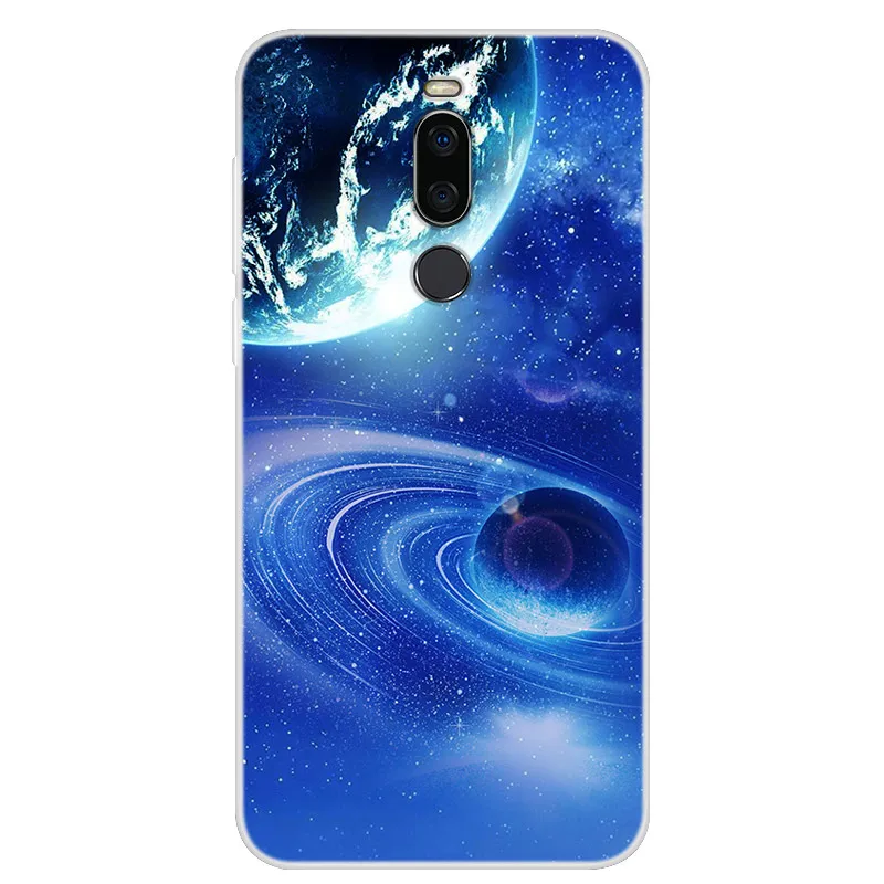 Silicone Case For Meizu X8 Phone Case Soft Space Art Print Back Cover For Meizu X 8 8X MeizuX8 Clear bumper Cases For Meizu X8 best meizu phone cases Cases For Meizu