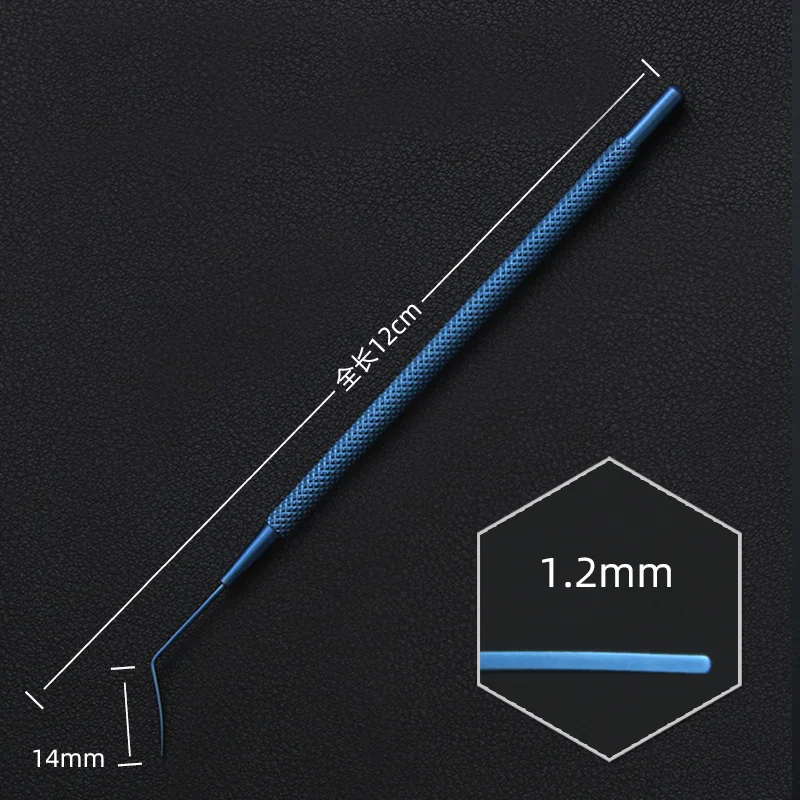 Ophthalmic Iris Restorer Micro hook probe Ophthalmic titanium Double-Headed Nucleus Splitting Knife ophthalmic instruments ophthalmic tool surgical instruments capsulorhexis forceps ophthalmic calipers