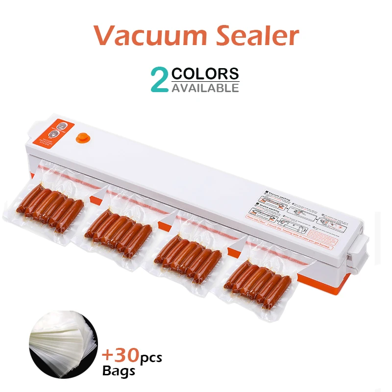 Вакуумный упаковщик с мотором для вакуумной упаковки пищевых продуктов 30 шт./15