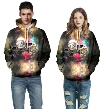 

Harajuku 3D Printed Funny Panda and Cat Hoodies Starry Sky Sweatshirts Unisex Hiphop Pullovers Hoodie Casual Streetwear Clothing
