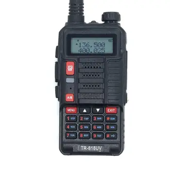 

1PC Baofeng TR-818UV Walkie Talkie UHF VHF Portable Ham Radio Station Amateur Police Scanner Radio Intercome HF Transceiver