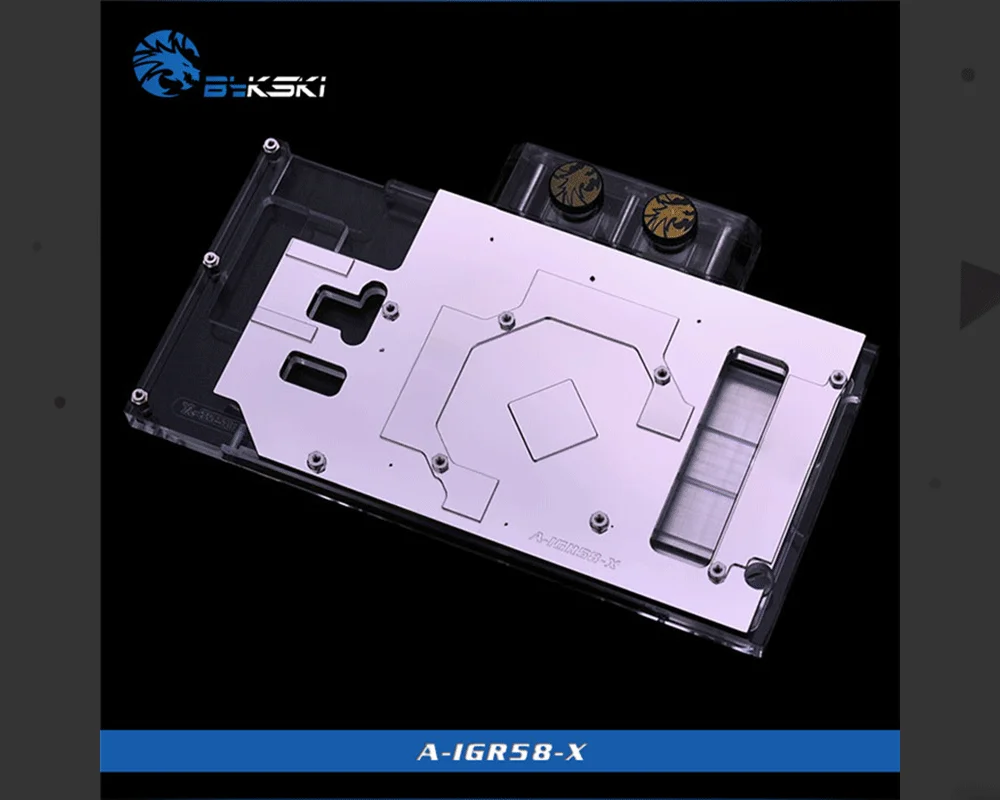 Bykski A-IGR58-X, полное покрытие видеокарты блок водяного охлаждения для красочных RX580 Ustorm 8G