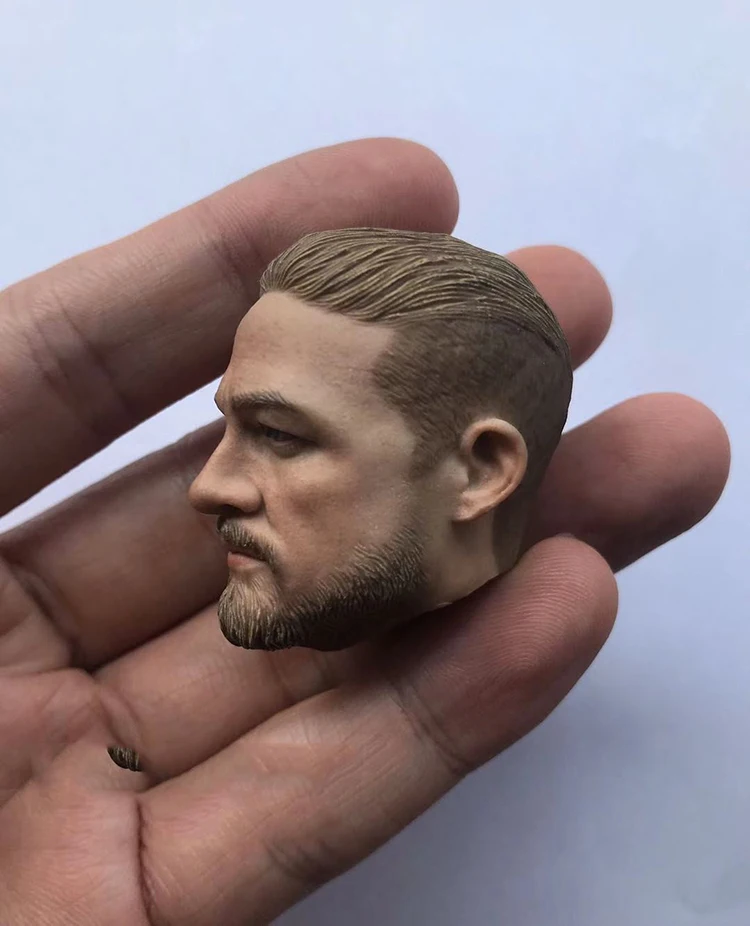1/6 мужские фигурки аксессуар Затерянный город Z Сыновья Анархии Charlie Hunnam голова лепить резные модели для тела 12''