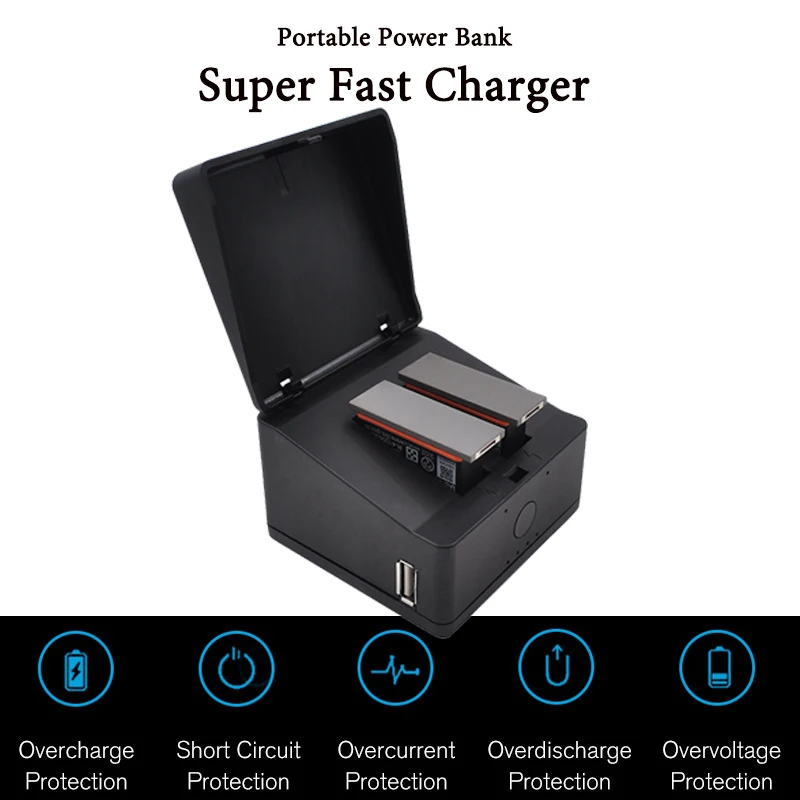 OSMO ACTION charger QC коробка для быстрой зарядки type-c зарядное устройство для мобильного телефона power Bank для DJI OSMO аксессуары для экшн-камеры