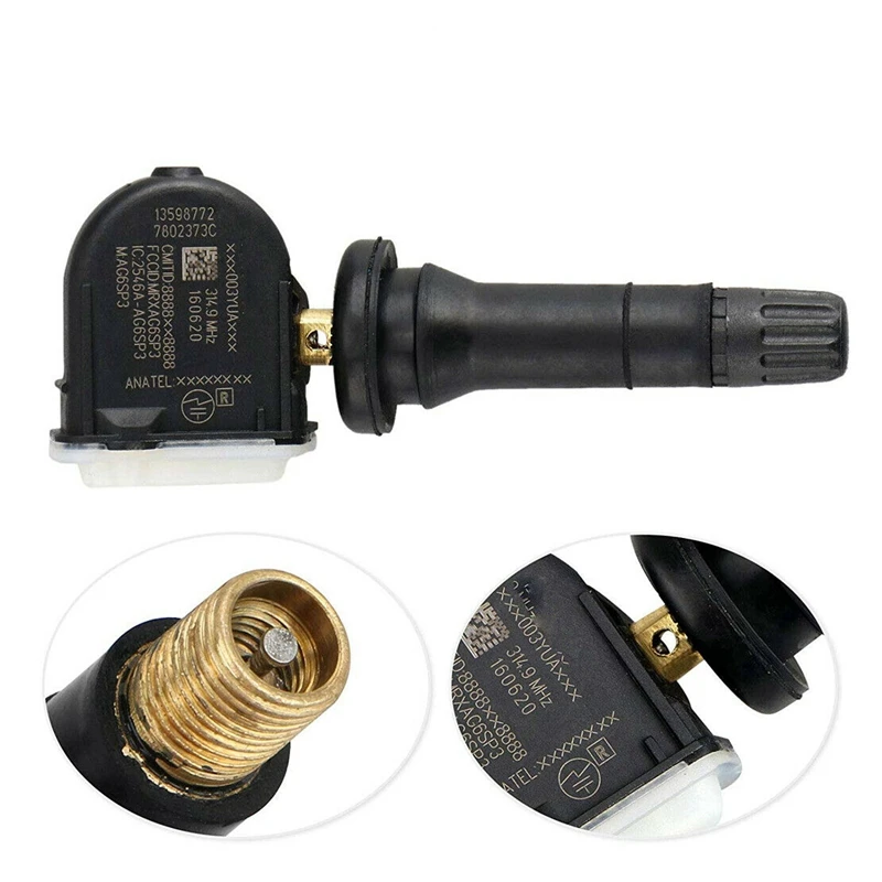 4 шт. Автомобильное оборудование датчик контроля давления в шинах Tpms для G m 13589597 13598771