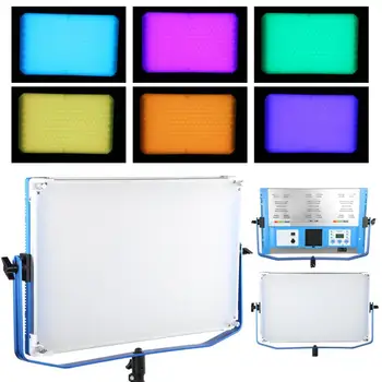 

NiceFoto TC-768 160W RGB LED Panel Video Light CRI95+ 15000LM Dimmable 2800K-9900K Video Making Photo Studio Photography Lamp