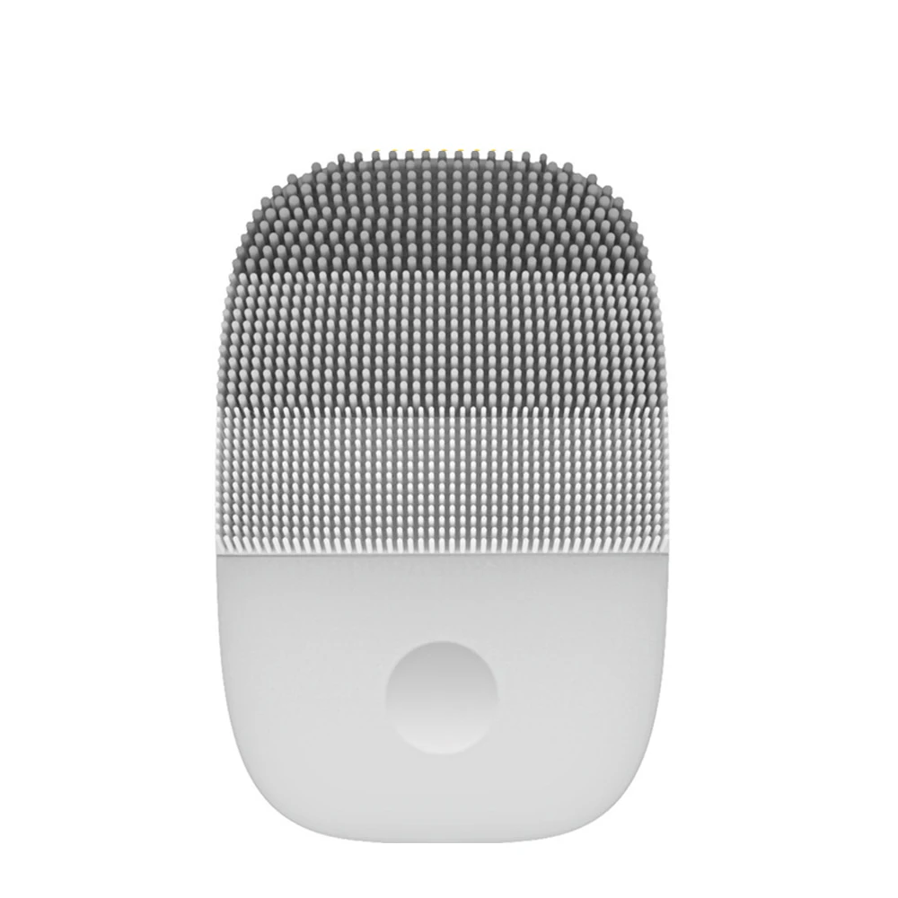 Gray Color InFace Xiaomi Smart Sonic электрическая щетка для чистки лица Mijia IPX7 Водонепроницаемая силиконовая мини-щетка для чистки лица перезаряжаемая - Цвет: Gray Color