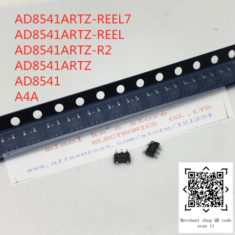 [10 шт.] 100% Новый оригинальный: AD8541ARTZ-REEL7 AD8541ARTZ-REEL AD8541ARTZ-R2 AD8541ARTZ AD8541 A4A - IC OPAMP GP 1 схема