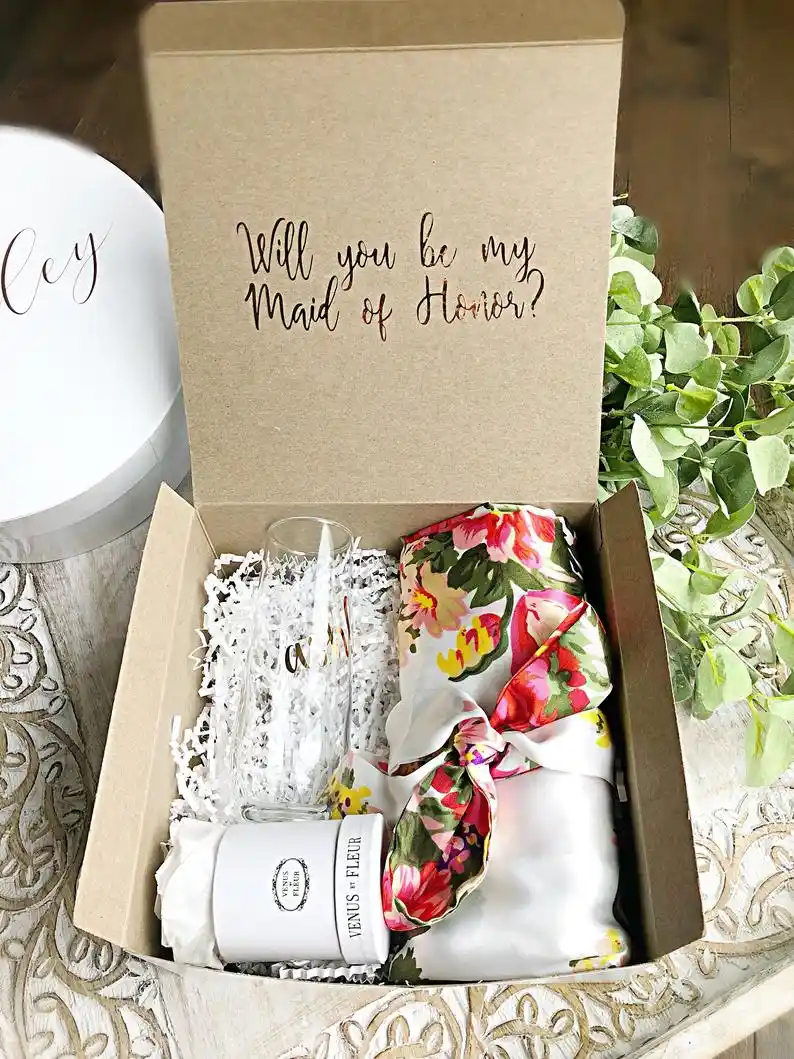 flower girl proposal boxes