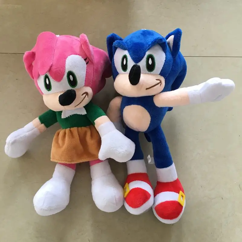 blue pink 2 шт./компл. Peluches Ежик Sonic зубная щётка мягкие Животные плюшевая игрушка - Цвет: blue pink