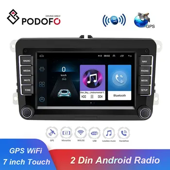 

Podofo Android 8.1 Car Multimedia player 7" 2 Din Bluetooth Car Radio GPS FM AM Radio Receiver Touch Screen Car stereo Autoradio