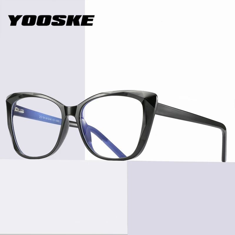 Оправа для очков YOOSKE TR90 компьютера с защитой от синего света 2020|Женские очки