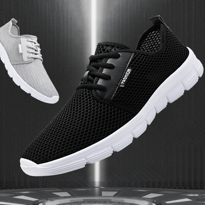 men's summer casual shoes woman lightweight large size outdoor sports shoes Beach couple mesh 48 yards 47 gray casual shoes sport shoes casual loafers
