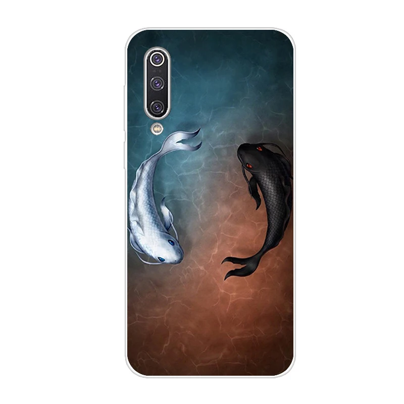 Для Xiaomi mi A3 mi CC9E чехол Xiaomi mi A3 Lite mi CC9 чехол TPU Мягкий силиконовый бампер Funda задняя крышка для Xiaomi mi CC 9 9e чехол - Цвет: Многоцветный