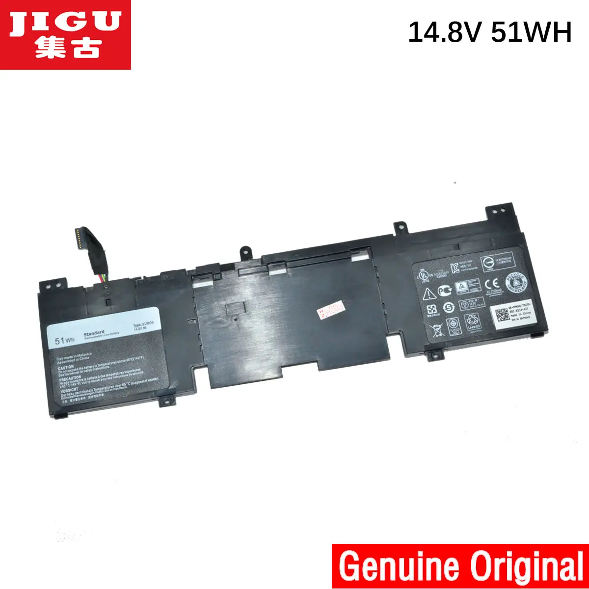 JIGU 14 8 V 51WH Оригинальный аккумулятор для ноутбука 3V806 DELL Alienware 13 серии ECHO QHD ALW13ED