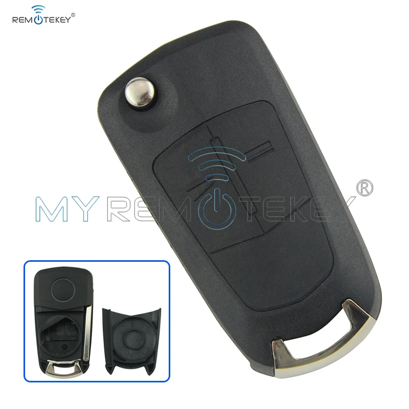 

Flip Remote Car Key Shell Case 2 Button For Vauxhall Opel Corsa Astra H Zafira B Vectra Key Cover Remtekey Replacement Shell