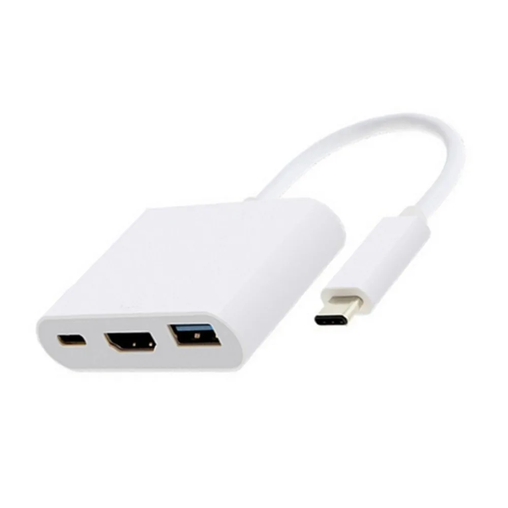 Type C к HDMI USB 3,0 USB-C 3,1 зарядный преобразователь цифровой AV многопортовый адаптер для MacBook Air Pro Mac samsung S10 S9 S8