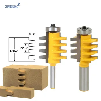 

1/2 Handle 1/4 Handle Gao Taper Tooth Mortise Knife Jigsaw Puzzle Knife Finger Knife Milling Cutter Woodworking Milling Cutter