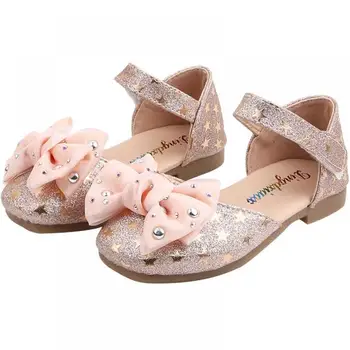 

Soft Bottom Children's Beach Shoes Fashion Performance Shoes 2020 New Summer Girl's Sandals Classic Sequined Princess Shoes