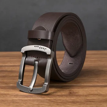 

PU Artificial Leather Belt for Men Luxury Brand Designer Pin Buckle Belts Vintage Classic Waist Strap for Jeans Male Cummerbunds