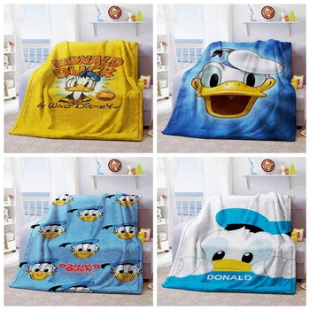 

150x200cm Disney Cartoon Daisy Donald Duck Blanket Bed Cover Bedspread Coverlet Blanket Throws Flannel Fleece Blankets Kids Gift