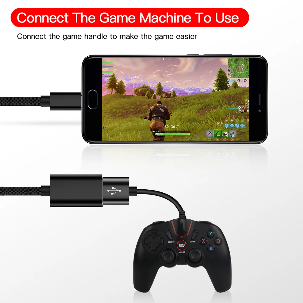 Type C USB 2,0 OTG кабель Быстрая скорость USB C штекер USB2.0 Женский конвертер USB-C Синхронизация данных OTG Кабель-адаптер для samsung Xiaomi