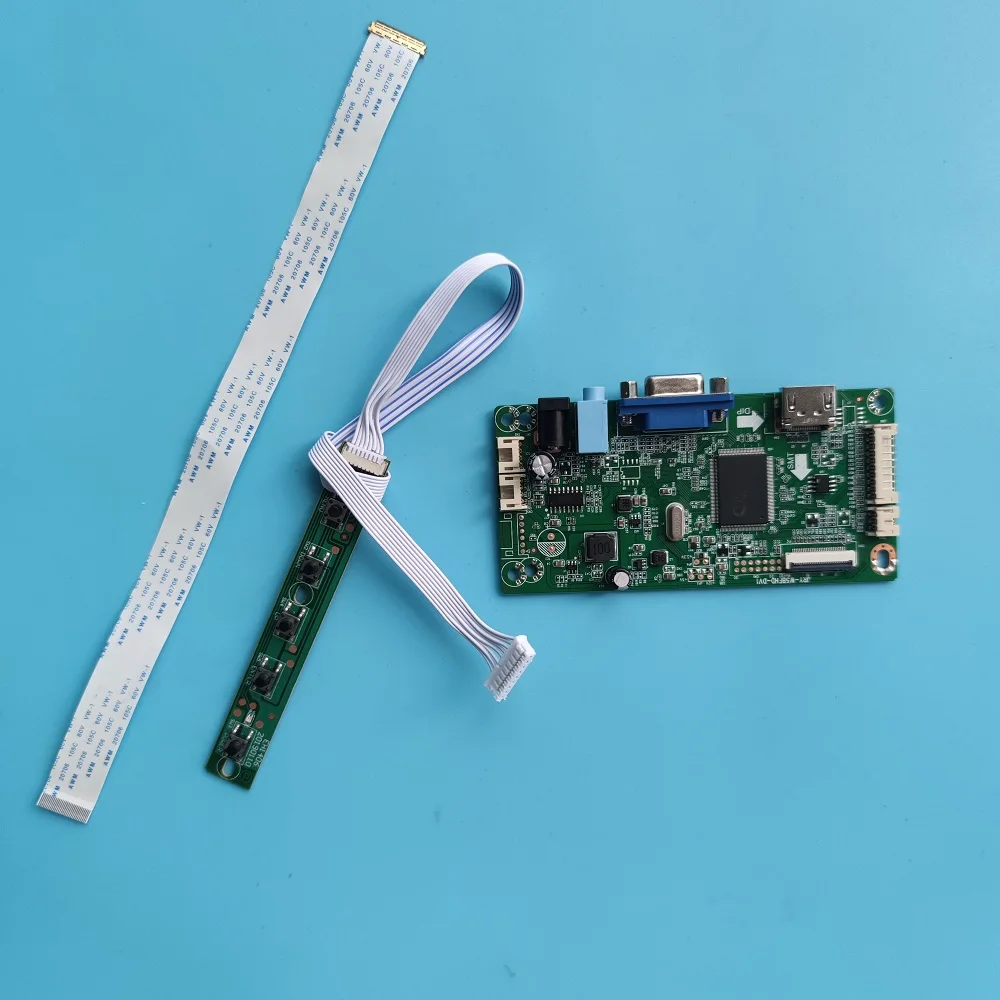DIY VGA LCD EDP 컨트롤러 보드 드라이버 디스플레이 모니터, HDMI 호환, NT156WHM-N42 NT156WHM N 30 핀 키트, 1366x768, 15.6 인치