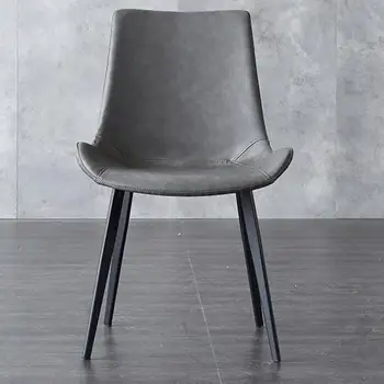 

Nordic Light Luxury Dining Chair Home Net Red Back Chair Desk Chair Back Economic Iron Chair Industrial Style