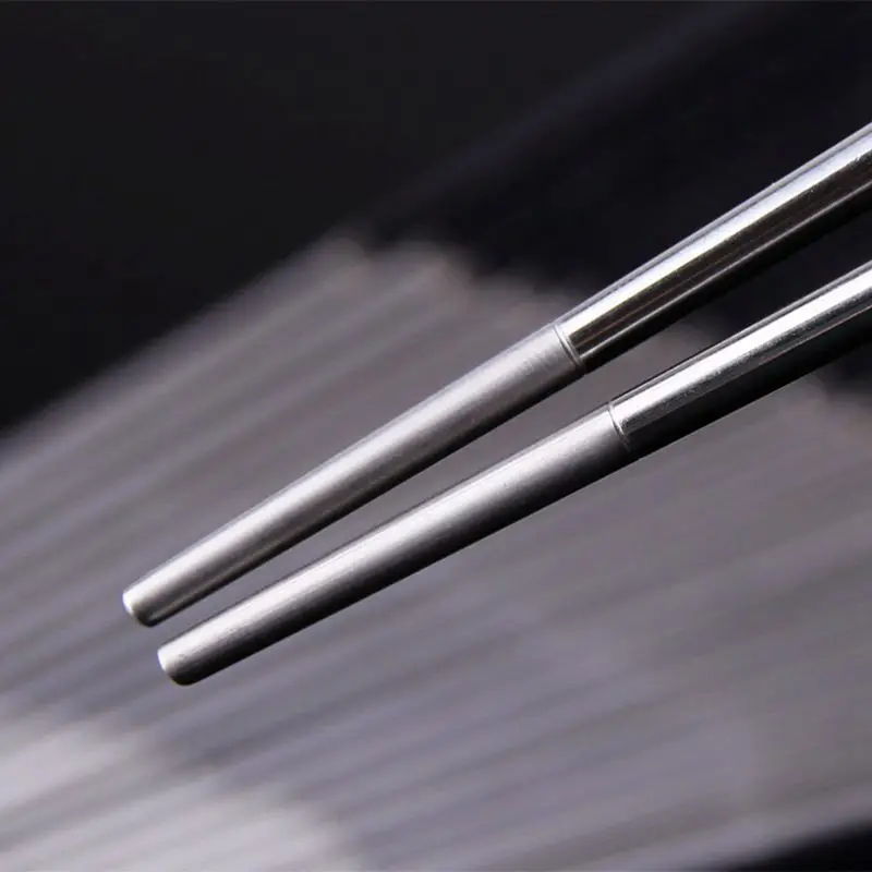 5 Pairs Chopsticks Set Kitchen 304 Stainless Steel Reusable Travel Chop sticks