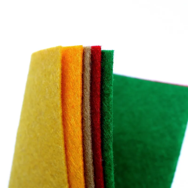 Felt Fabric Sheet 30*30cm Nonwoven Felt Diy Craft Handmade Wool Flowers Toys Dolls Cloth Needle Material Home Decorated Supplies
