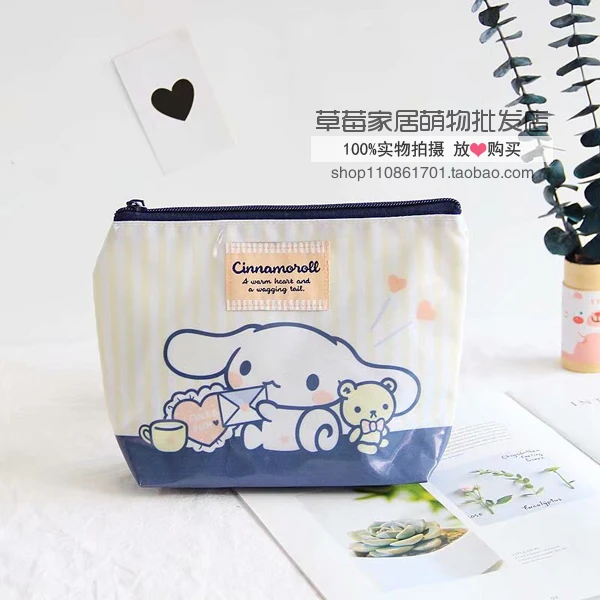 Hello kitty My Melody Cinnamoroll, маленькая Двойная звезда, pompomprin, косметички, женские сумки для хранения, для мытья, для девушек, косметички, Органайзер