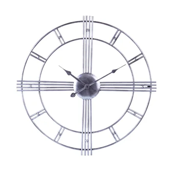 

50cm/60cm 20inches /24 Inches Wrought Iron Antique Wall Clocks Silent Hanging Clock Wall Clock Quartz Modern Design Retro Golden