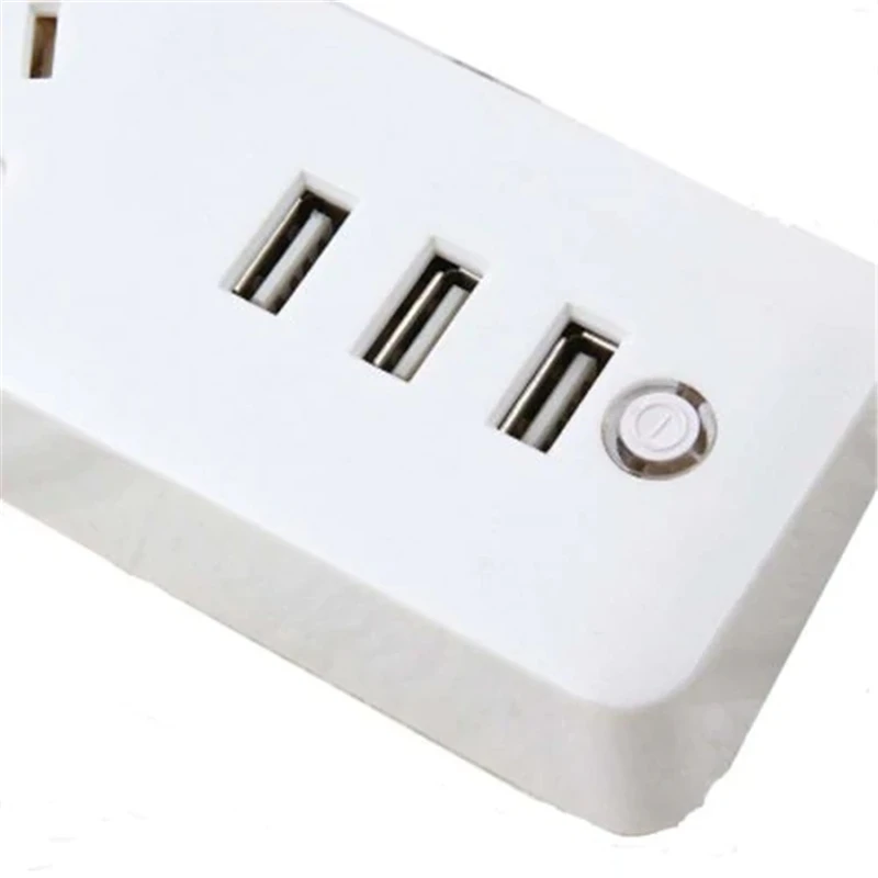 Умный удлинитель питания с 3 USB слотом-белый