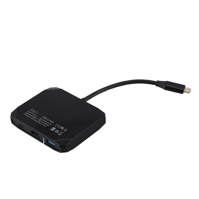 5 в 1 type C к Hdmi 3 Usb 3,0 концентратор адаптер для Macbook samsung Galaxy S9 huawei P20 Pro зарядное устройство usb-хаб Hdtv Usb C кабель для передачи данных