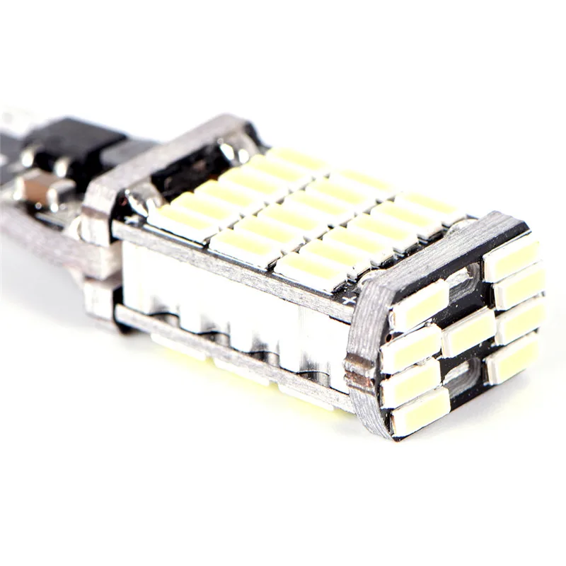 

1PCS T15 W16W 45 SMD 4014 Error Free LED Car Reverse Back Light Bulbs 6000K White (L*W):4cm*1cm