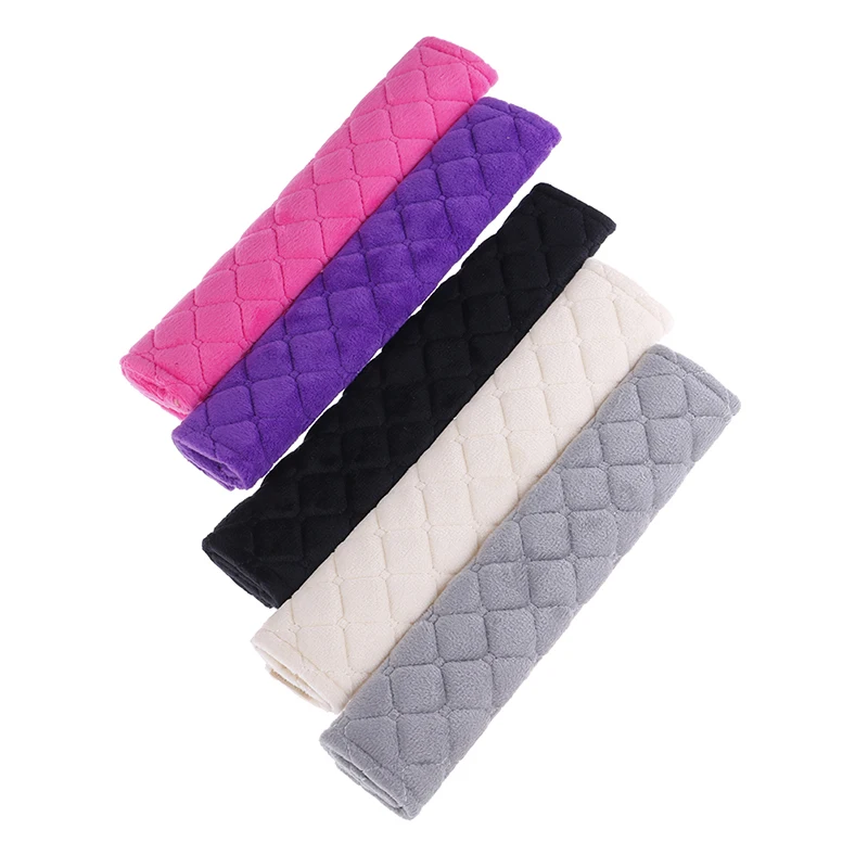 Car Seat Belt Shoulders Warm Short Plush Safety Shoulder Protection Auto Interior Accessories Pads Covers Goods Cushion | Автомобили и