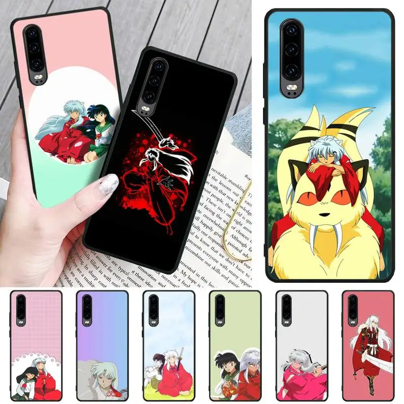 BaweiTE inuyasha Мягкий силиконовый чехол для телефона из ТПУ huawei P8 lite 2017 P9 P10 20Pro Lite Pro P30lite